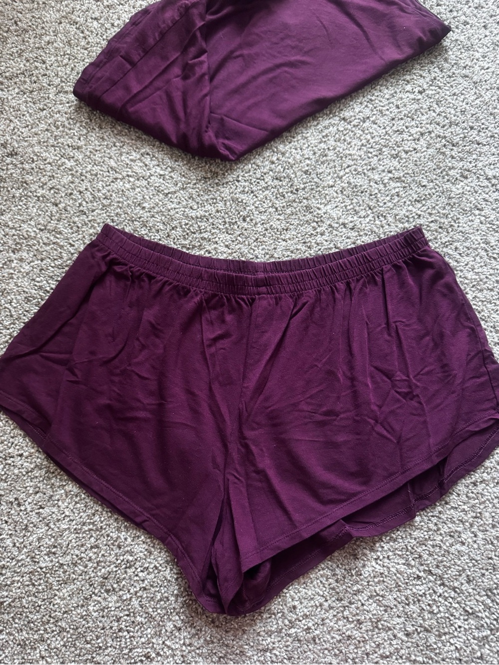 Athleta Nighttime Bliss Sleep Cami Short Set S Purple - Picture 4 of 8